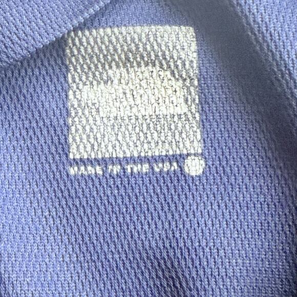 The North Face Shirt Mens Medium Blue 1/4 Zip Pullover Base Layer Running Gorp - Picture 5 of 7
